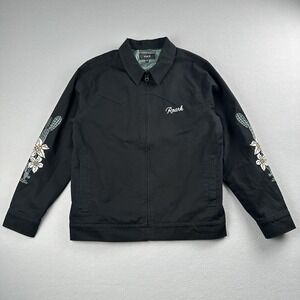 Roark Men's Black Forever Roaming Size Medium Jacket 100% Cotton